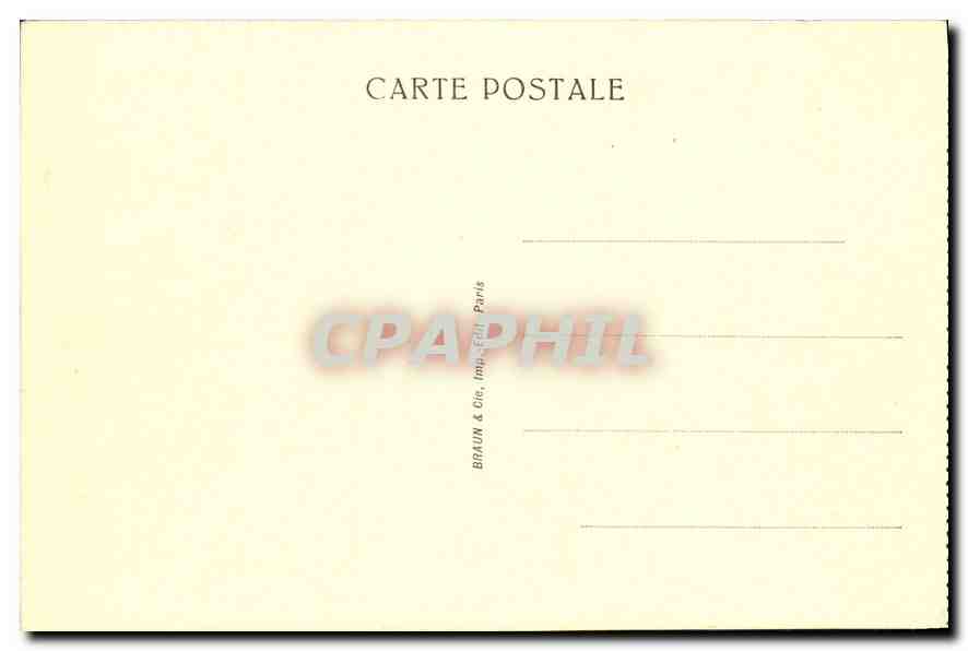 CPA Musee de Chantilly Le Grand d'Parterre  — Verso