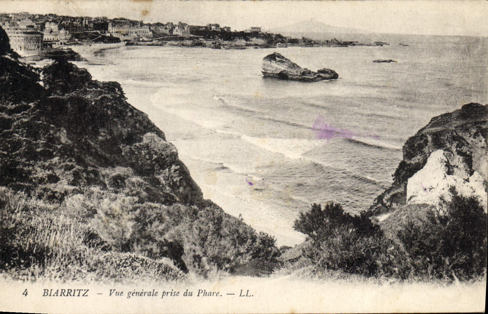 Biarritz — Vue générale prise du Phare — LL.