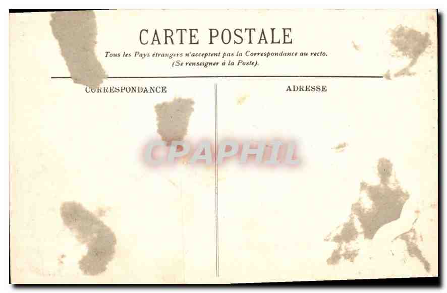 CPA Le Havre Eboulement de la Falaise  — Rückseite