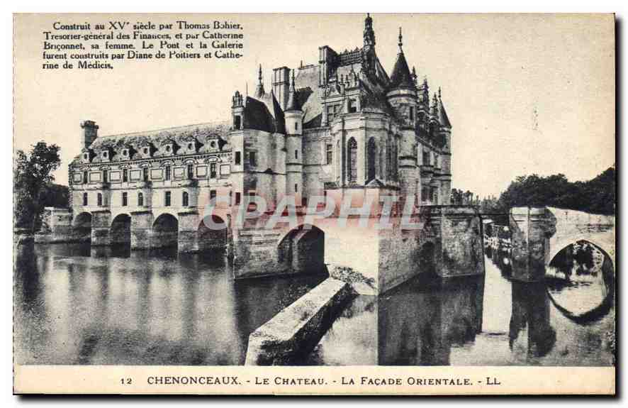 CPA Chenonceaux Le Chateau La Facade Orientale 