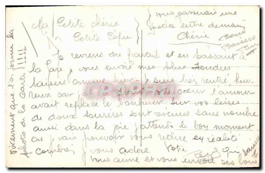 CPA La Marguerite a bien parle Femme — Verso