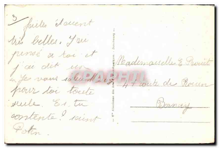 CPA Lourdes Le Calvaire Jesus tombe pour la premiere fois  — Verso