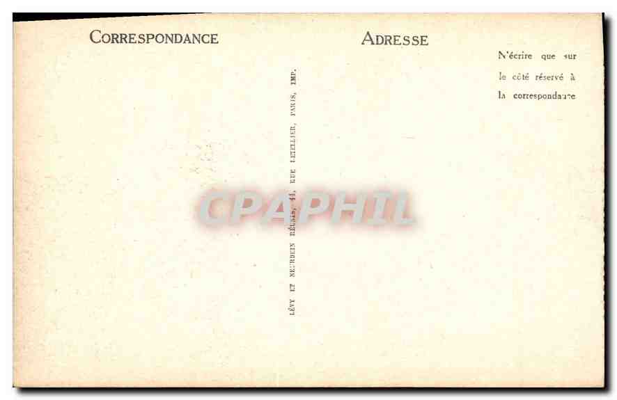CPA Amboise Le Chateau Monument Historique  — Rückseite