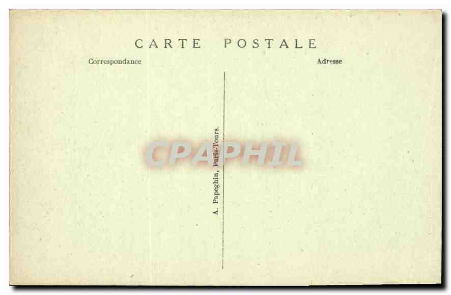 CPA Malmaison S et O Le Vestibule d'Honneur  — Rückseite