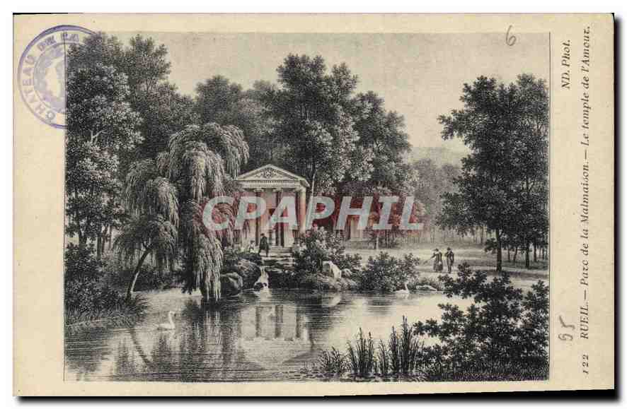 CPA Rueil Parc de la Malmaison Le Temple de l'Amour 