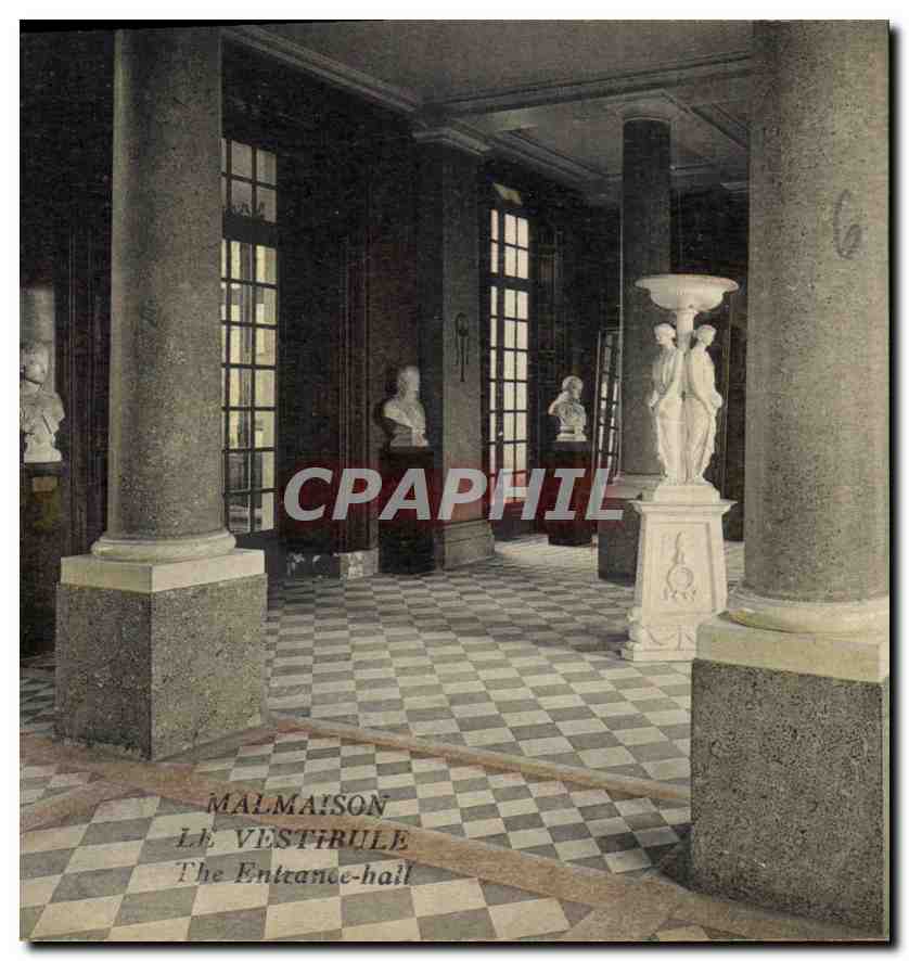 CPA Malmaison Le Vestibule 
