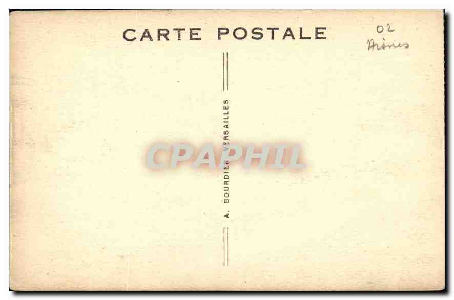 CPA Malmaison Le Vestibule  — Rückseite
