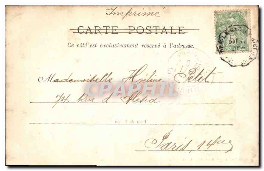 CPA Pont de Balme  — Rückseite