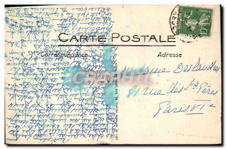 CPA Lourdes Le Calvaire XII Mort de Notre Seigneur  — Verso