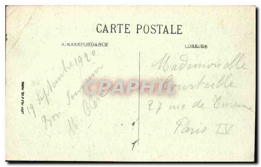 CPA Pierrefonds Le Chateau Cote Nord  — Rückseite