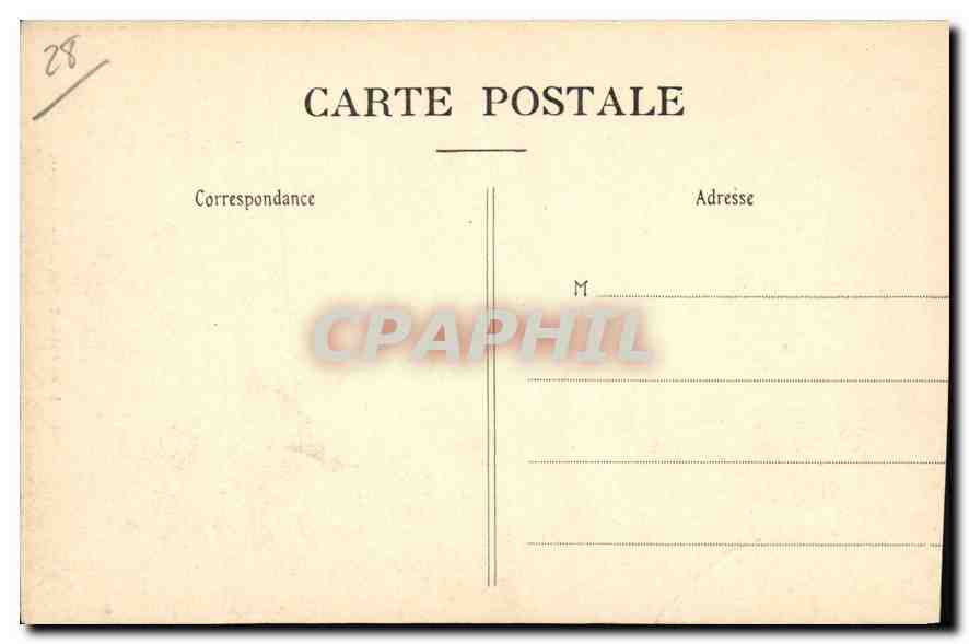 CPA Cathedrale de Chartres Arcs Boutants  — Rückseite