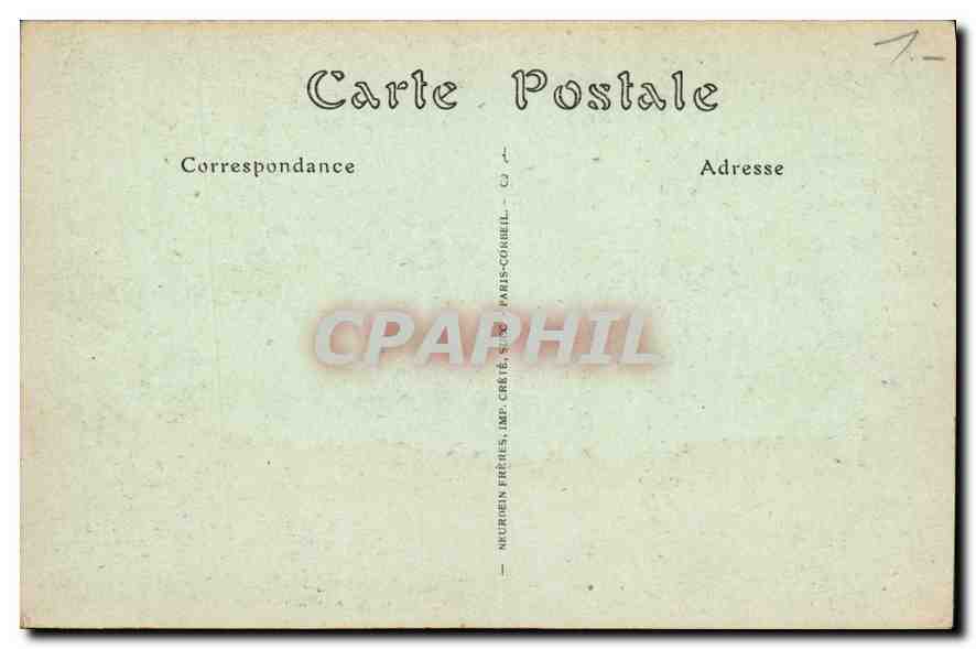 CPA Cathedrale de Chartres Portail Royal  — Rückseite