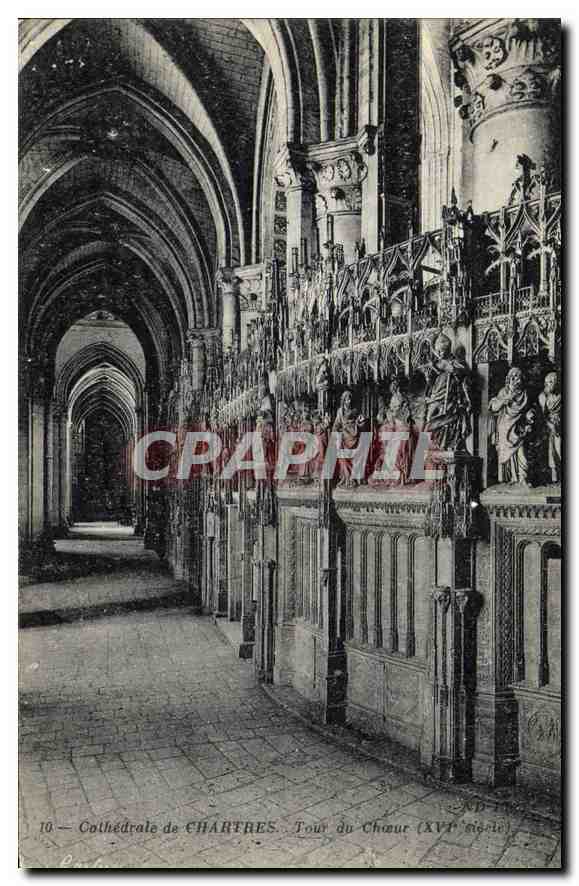 CPA Cathedrale de Chartres Tour du Choeur 