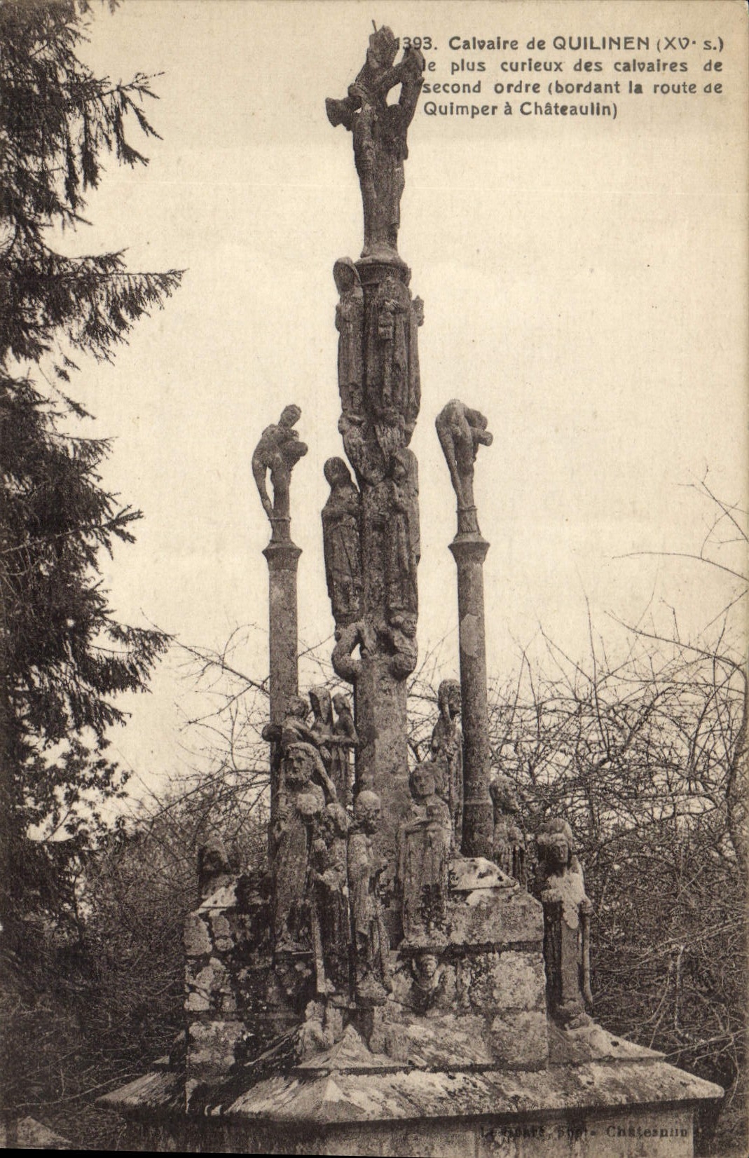 Calvaire de Quilinen — XVᵉ siècle — Éditeur : Le Spare, Châtesnin