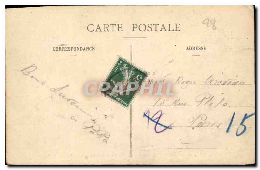 Environ de DREUX - Château d'Anet - La Diane de Benvenuto au Tympaan du Portail — Rückseite