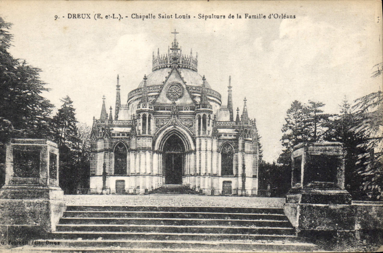 Dreux (E.-L.) - Chapelle Saint-Louis - Sépultures de la Famille d'Orléans