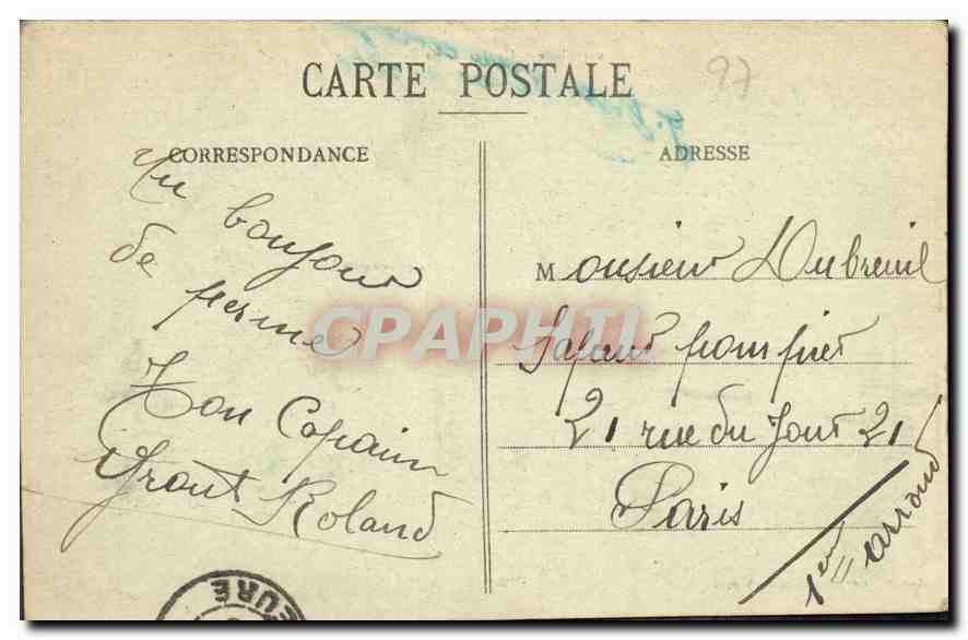 Vue sur Château-Gaillard et le Petit-Andely — éditeur : Imprimerie de la Loire, n° 97 — Rückseite