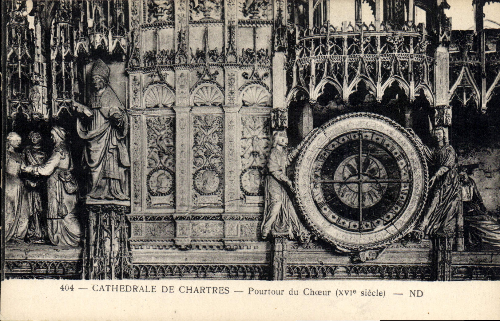 CPA Cathedrale de Chartres Pourtour du Choeur 