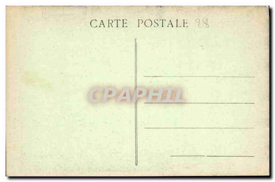 CPA Cathedrale de Chartres E et L Le Portail Nord  — Rückseite