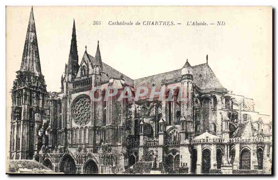 Cathédrale de CHARTRES — L'Abside — ND