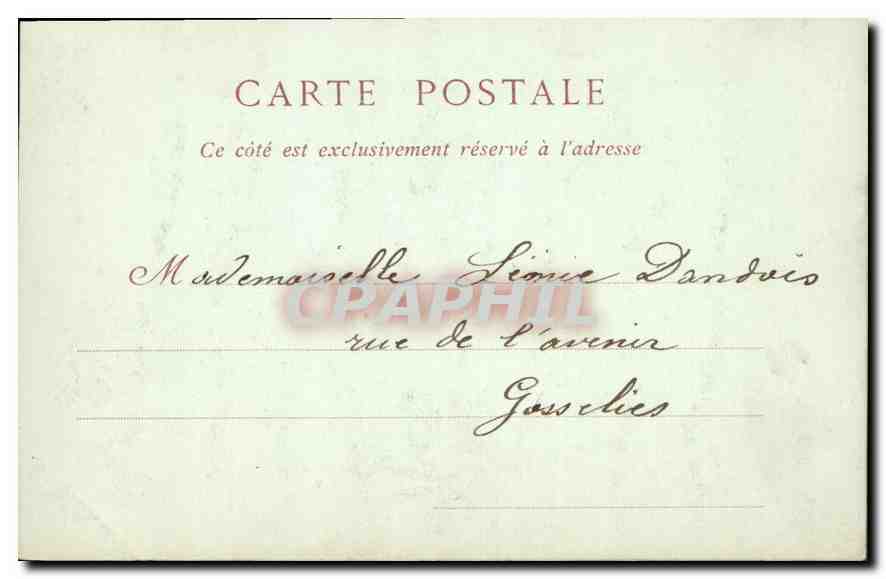 CPA Cathedrale de Chartres Portail Meridional  — Back