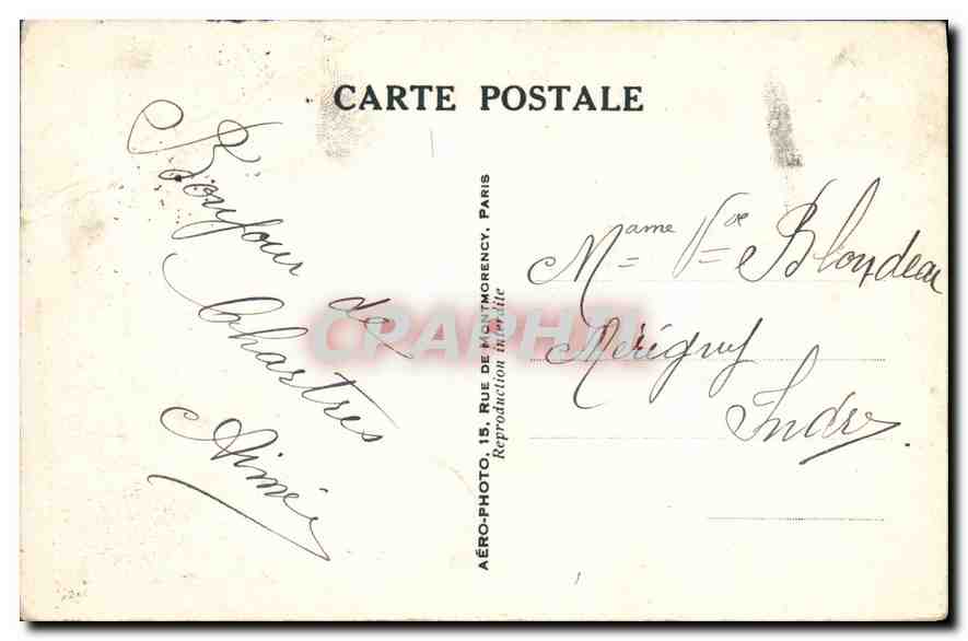 CPA Chartres La Cathedrale  — Rückseite