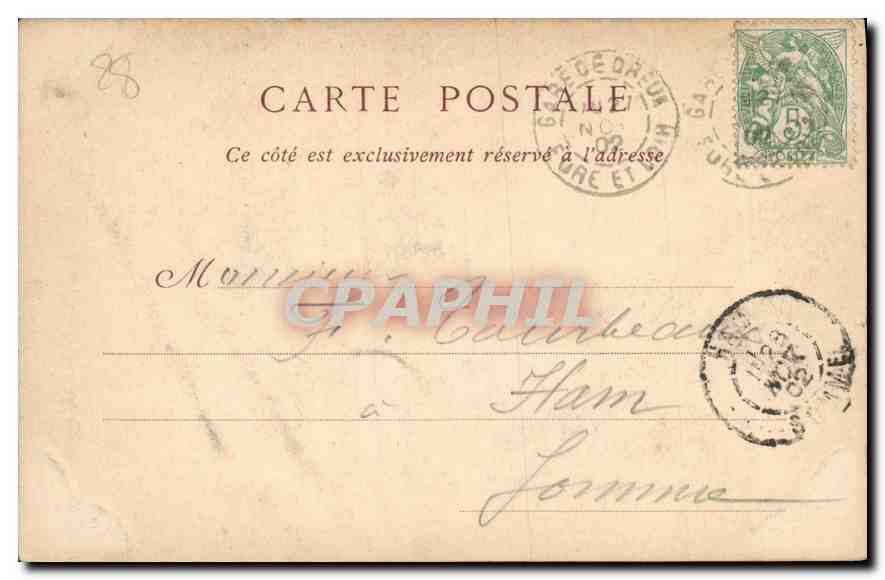 Chapelle Saint-Louis — Tombeau du Duc et de la Duchesse d'Orléans — DREUX, n°12 — Verso