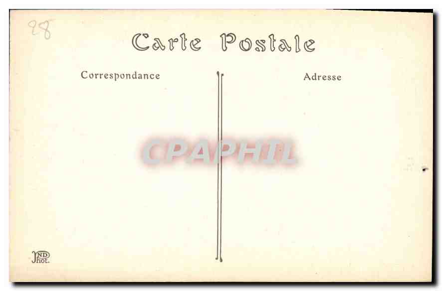 CPA Cathedrale de Chartres La Vierge et l'Enfant  — Rückseite