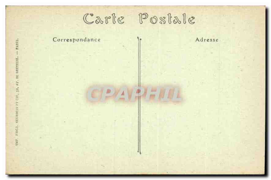 CPA Cathedrale de Chartres Portail nord  — Rückseite
