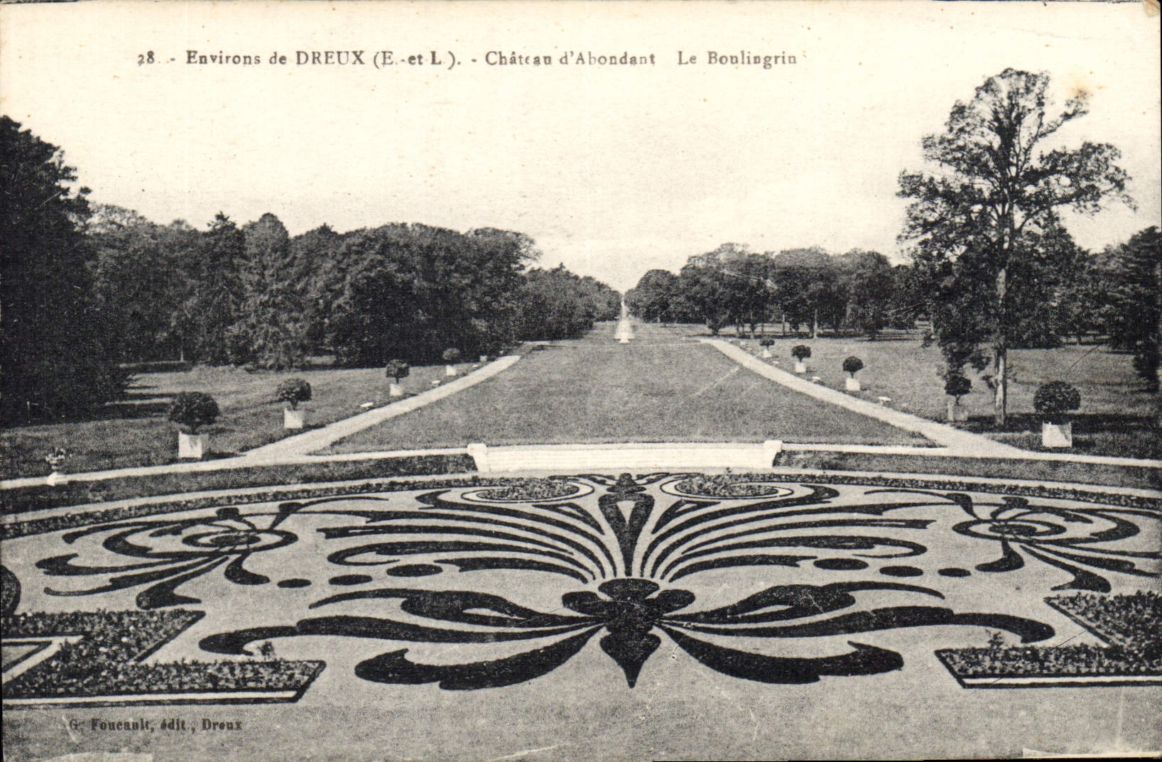 Environ de DREUX (E.-et L.) - Château d'Abondant Le Boulingrin — G. Founéant, édit., Dreux