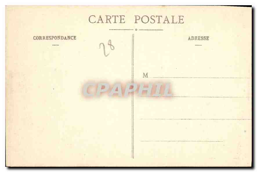 CPA Cathedrale de ChartresPortail Sud  — Rückseite