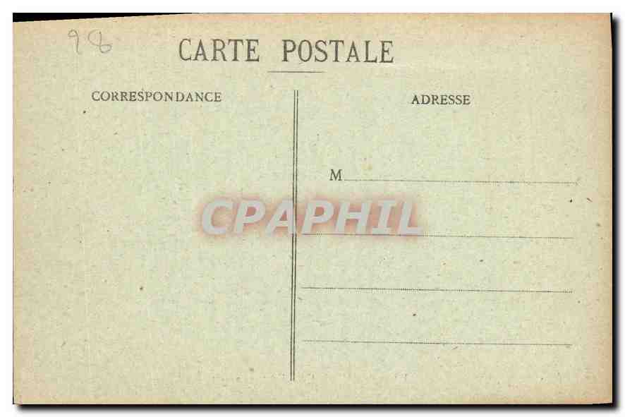 CPA Chateau de Maintenon Un coin du Parc  — Rückseite