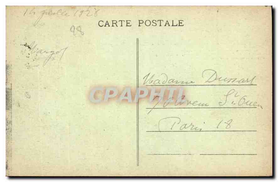 Dreux - Chapelle Saint-Louis — Éditeur G. Poncquet, n°231 — Rückseite