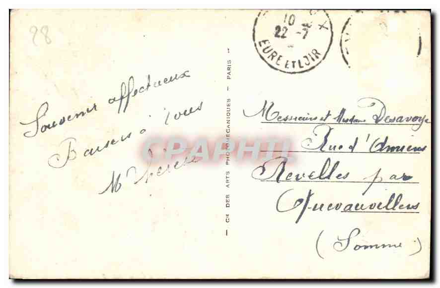 Dreux — Porte de l'ancien Château — LL.7 — Rückseite