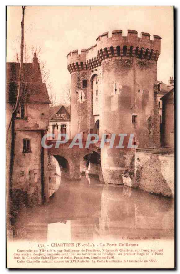 CPA Chartres E et L La Porte Guillaume 
