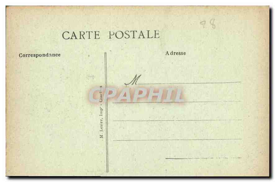 CPA Chartres Cathedrale Portail Sud  — Rückseite