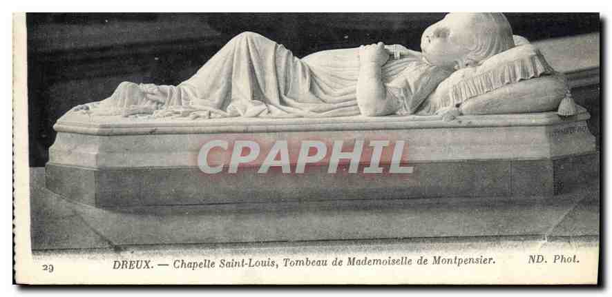 Dreux — Chapelle Saint-Louis, Tombeau de Mademoiselle de Montpensier — ND. Phot.