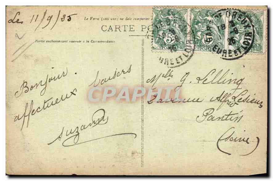 CPA Dreux E et L Chapelle Saint Louis  — Rückseite