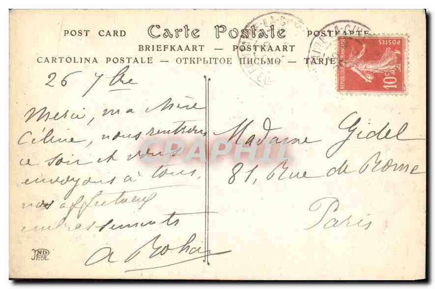 CPA Dreux Vue generale prise de la Chapelle Saint Louis  — Verso