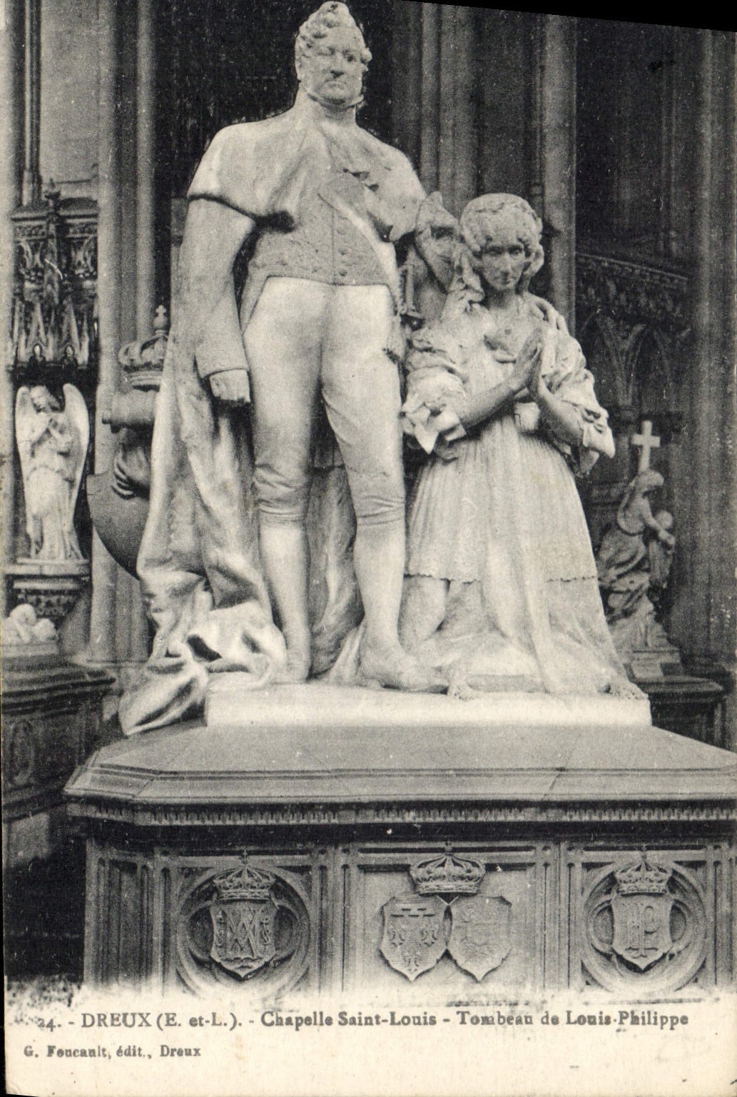 Chapelle Saint-Louis — Tombeau de Louis-Philippe — G. Foucault, édit., Dreux