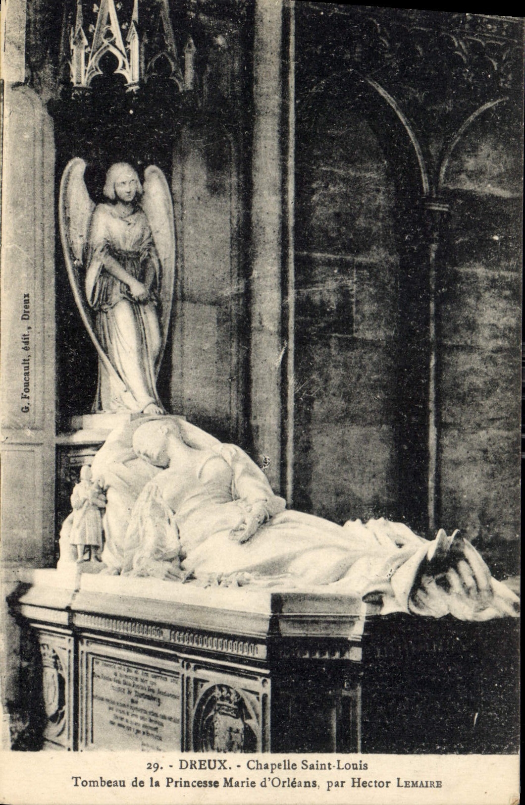 Dreux - Chapelle Saint-Louis - Tombeau de la Princesse Marie d'Orléans par Hector Lemaire