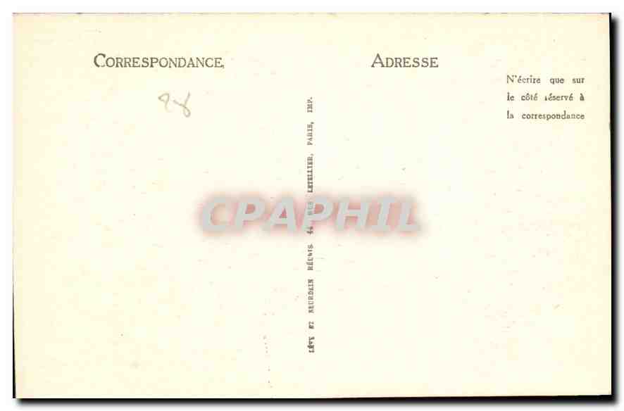 Cathédrale de Chartres — Portail Sud — ND — Verso