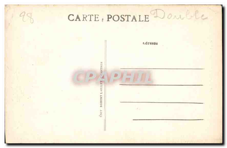 CPA Chartres Cathedrale Chapelle Vendome  — Verso