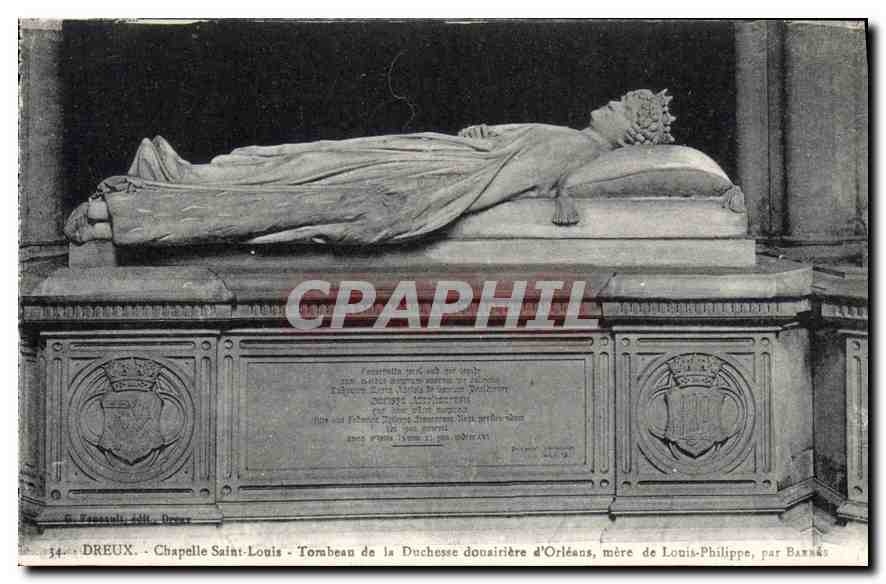 Chapelle Saint-Louis - Tombeau de la Duchesse d'Orléans, mère de Louis-Philippe, par Barnas