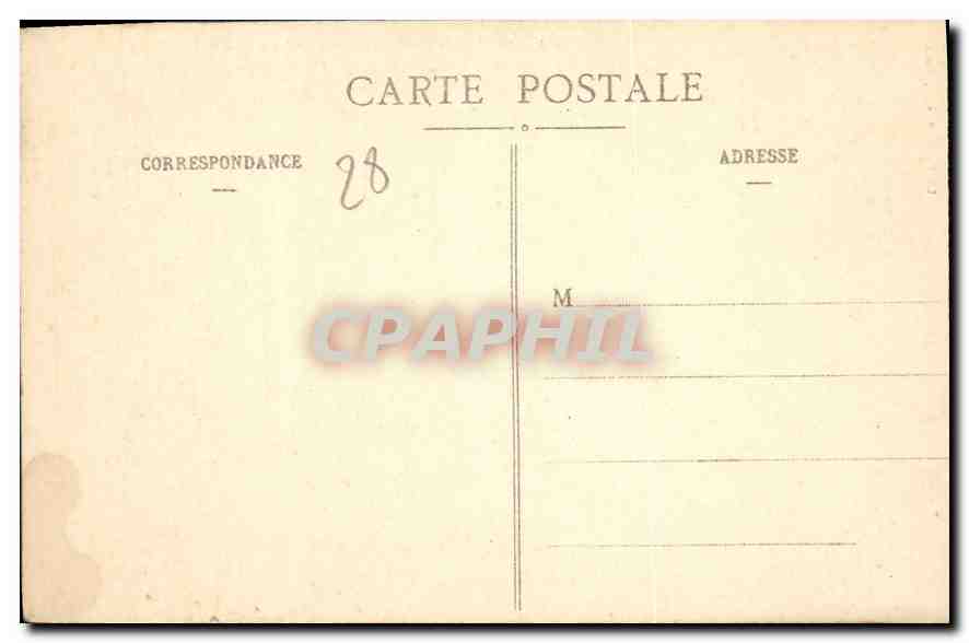 CPA Chartres Eure et Loir La Cathedrale Cote Sud  — Back