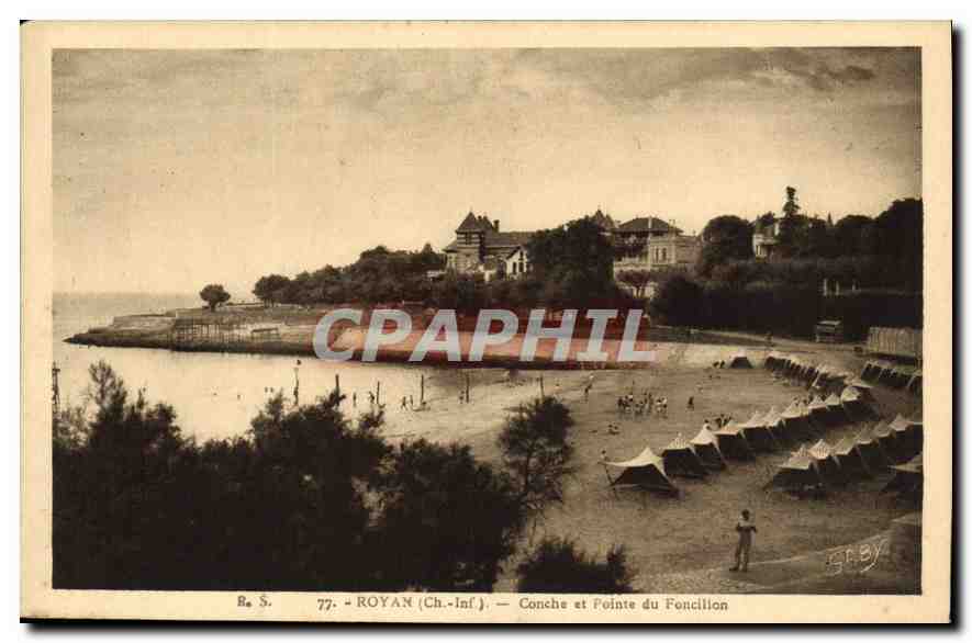 CPA Royan Ch Inf Conche et Pointe du Foncillon 