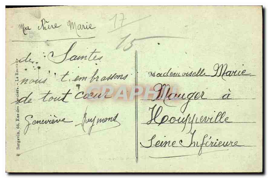 CPA Saintes Crypte de Saint Eutrope une des plus vaste et des mieux eclairees  — Back
