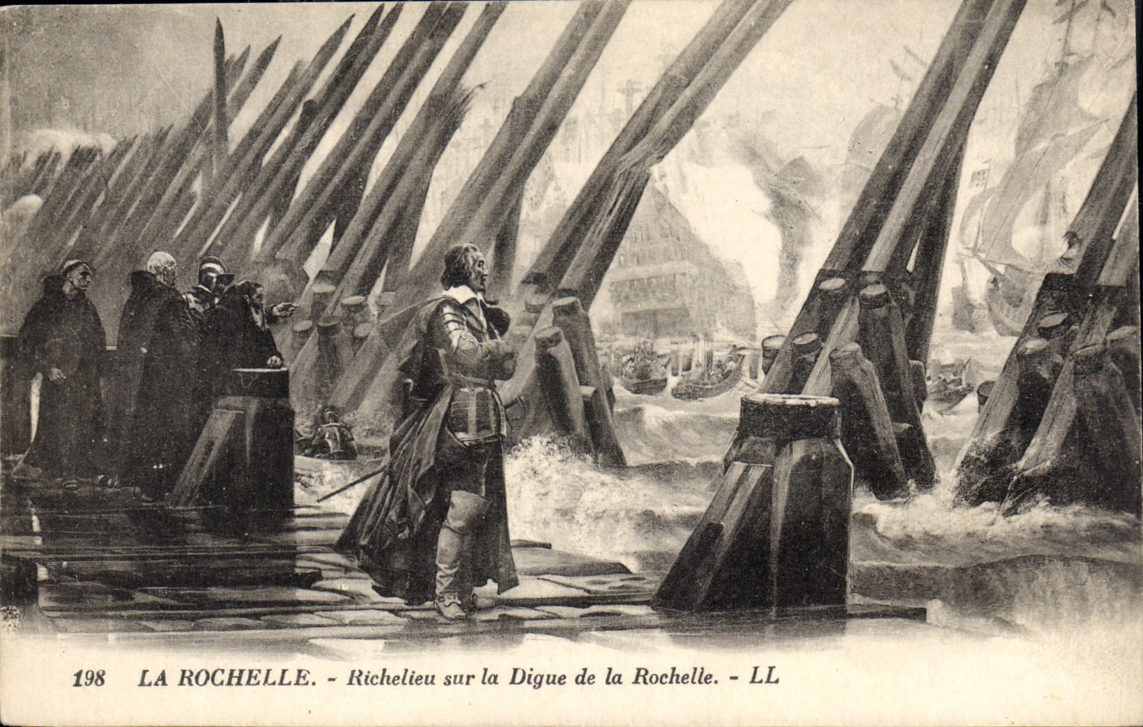 CPA La Rochelle Richelieu sur la Digue de la Rochelle 