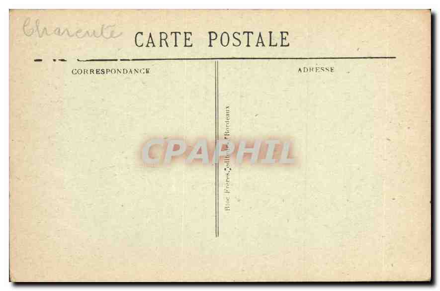 CPA La Grande Cote Grosse Mer contre jour  — Back