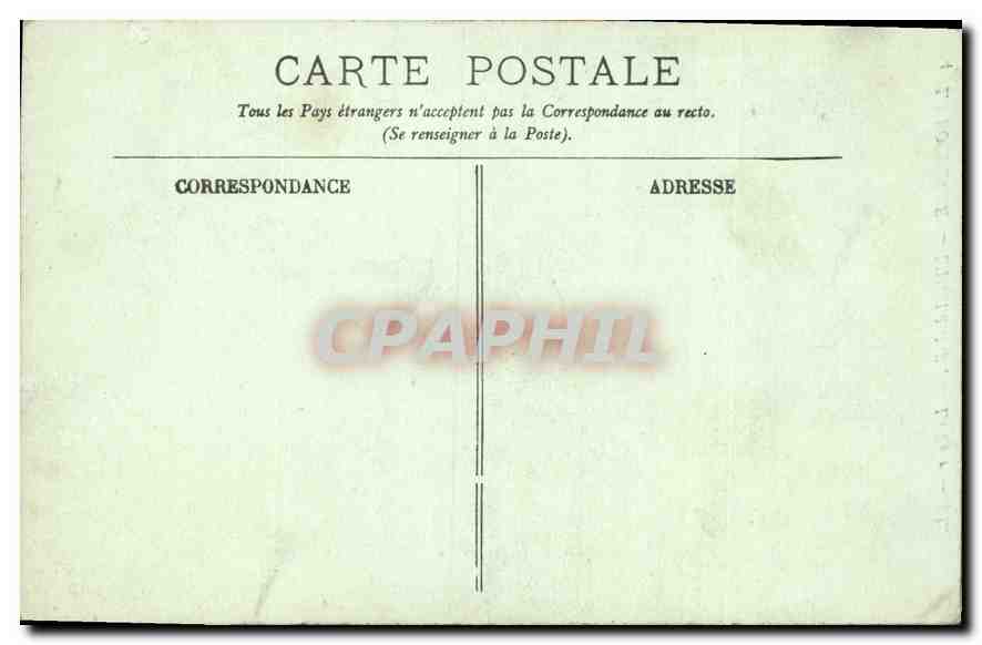 CPA La Rochelle L'Hotel de Ville La Cour  — Verso